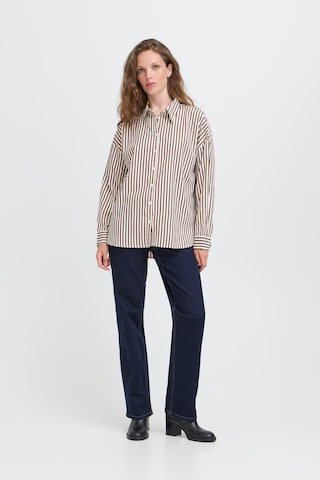 T-shirt ICHI en marron