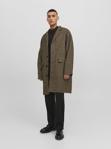 JACK & JONES Between-Seasons Coat 'Clinton' in Brown