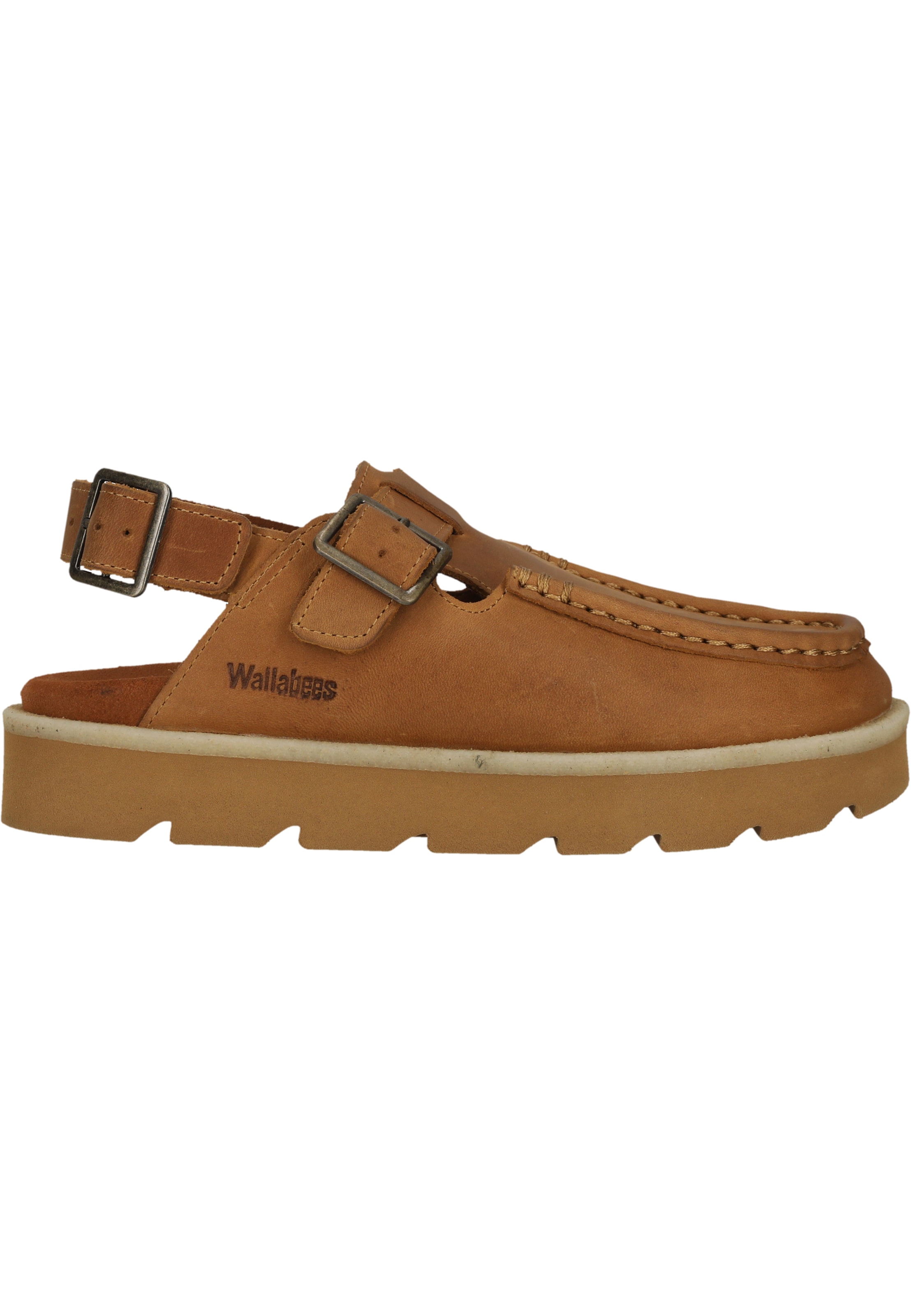 CLARKS Sandale 'Meare Easy' in Braun