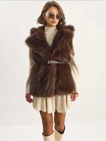 Bianco Lucci - Colete em castanho