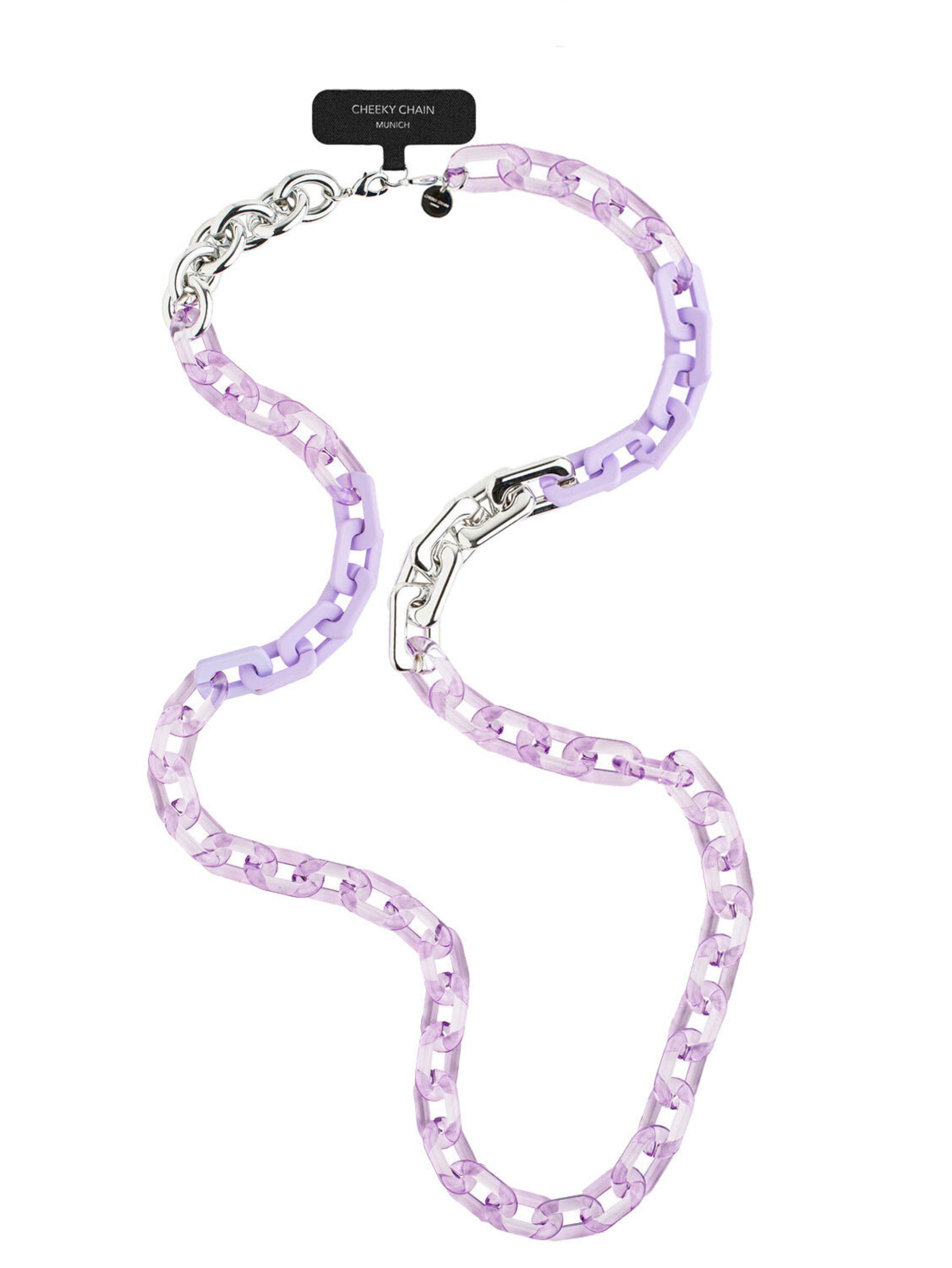 Cheeky Chain Munich Smartphone Case 'Funky' in Purple: front