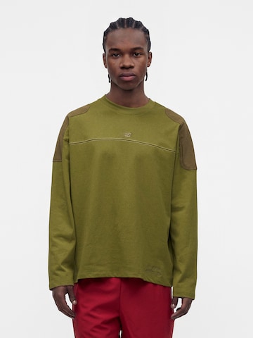 new balance - Sudadera en verde: frente