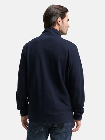 TOM TAILOR Sweat jacket in Blue