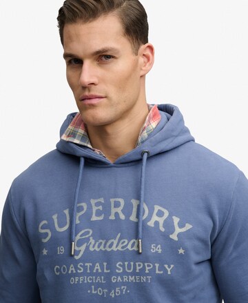 Superdry & Co Sweatshirt 'Lo-Fi Dockside' in Blauw