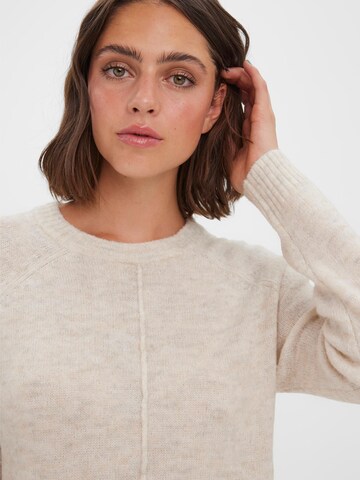 Robes en maille 'VILLA' VERO MODA en beige