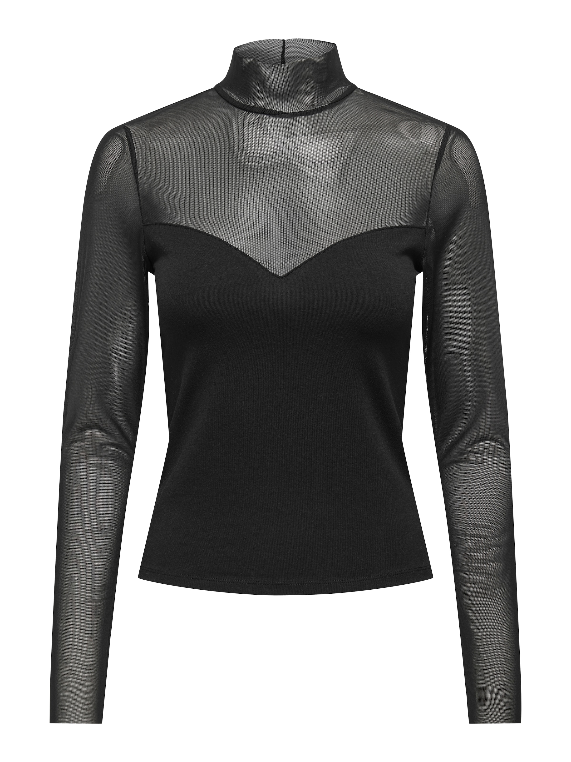 ONLY Shirt 'ONLLive Love' in Schwarz: Vorderseite
