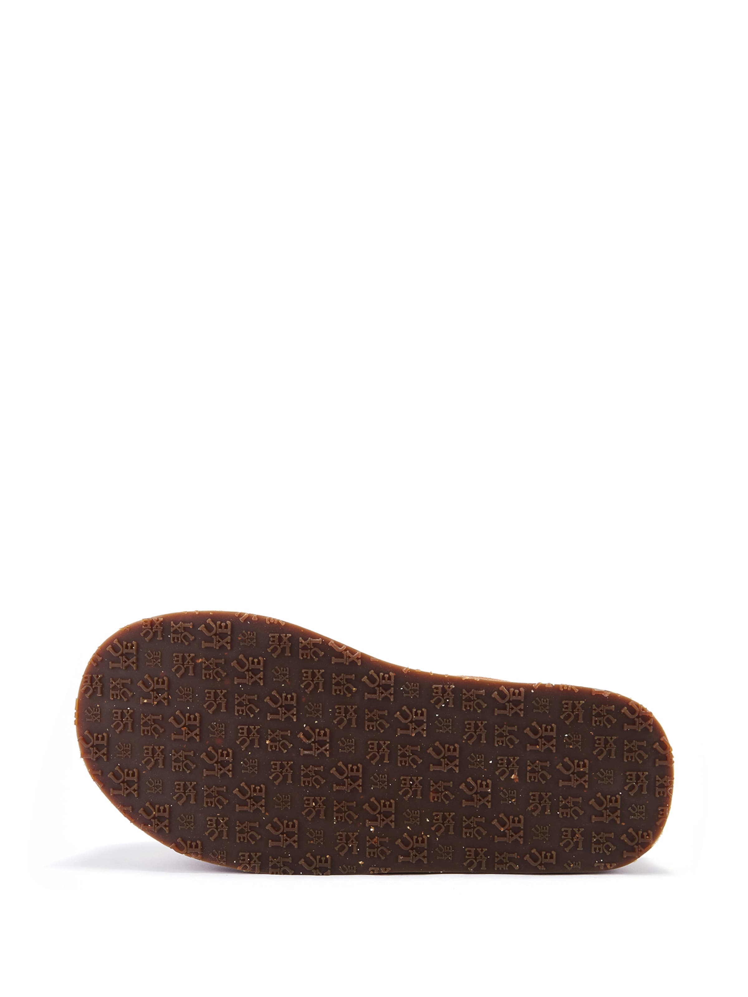 Australia Luxe Collective Hausschuhe ' OUTBACK PLATFOAM ' in Braun