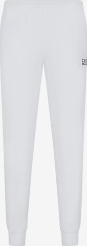 EA7 Emporio Armani Tapered Broek 'Ea7' in Wit: voorkant