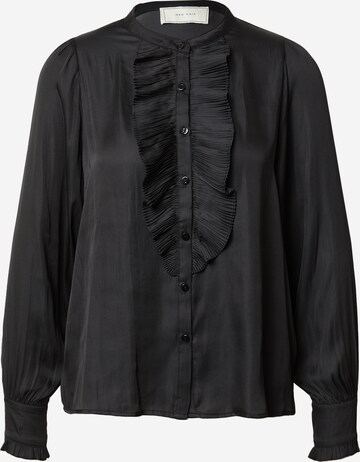 Neo Noir Blouse 'Zola' in Zwart: voorkant