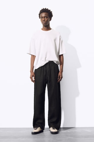 Pull&Bear Baggy Nadrág - fekete