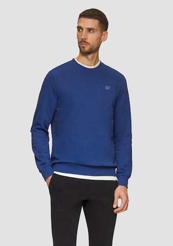 s.Oliver Sweatshirt in Blau: Vorderseite