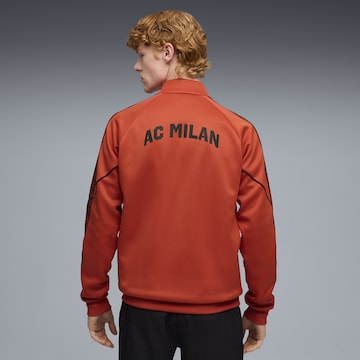 PUMA Sportsweatjacke 'AC Milan King Anthem' in Rot: Vorderseite