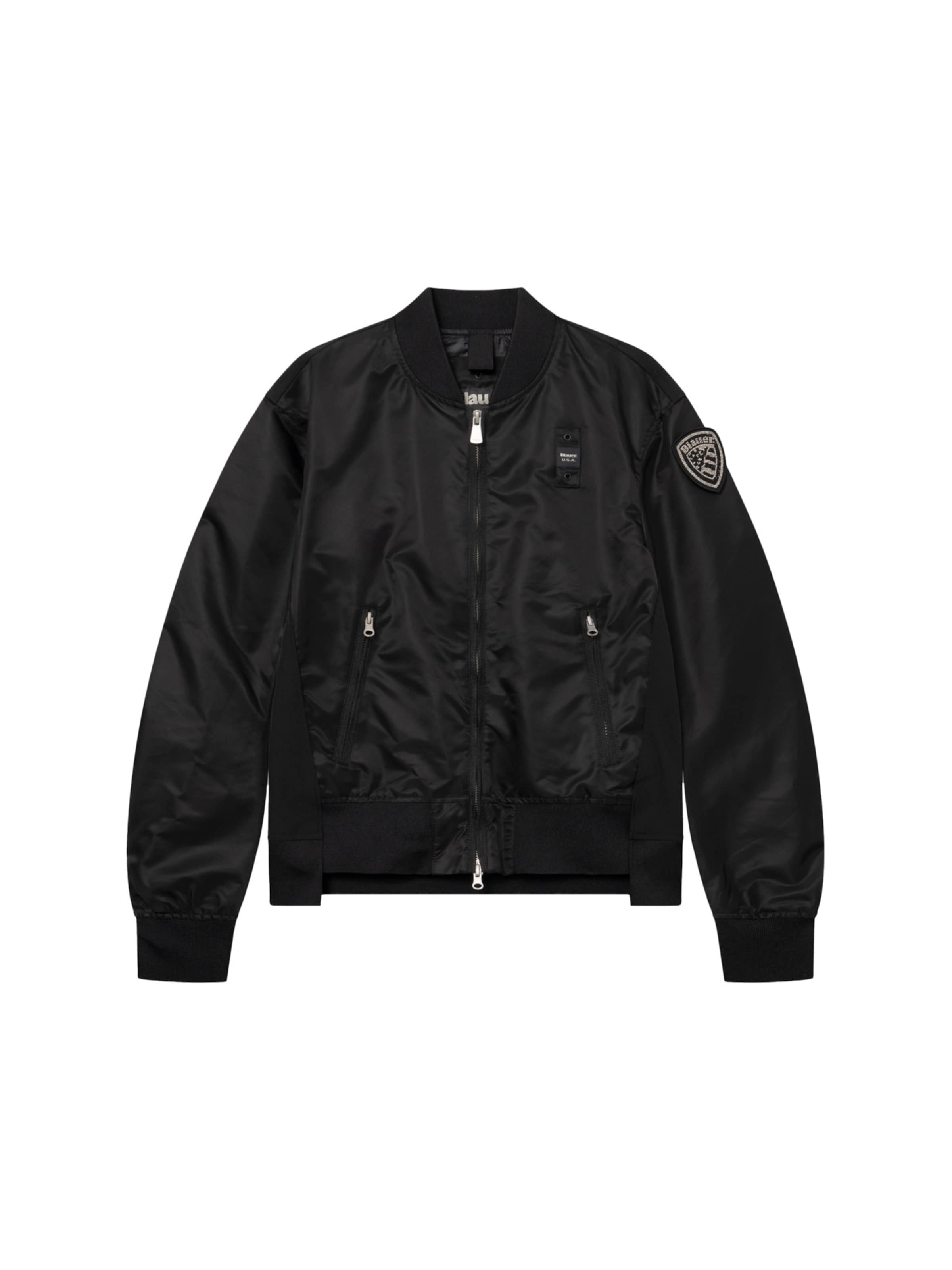 Giacca di mezza stagione ' Laurie ' di Blauer.USA in nero: frontale