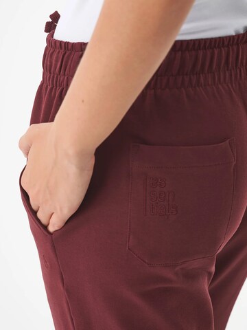Organication Slim fit Trousers in Red
