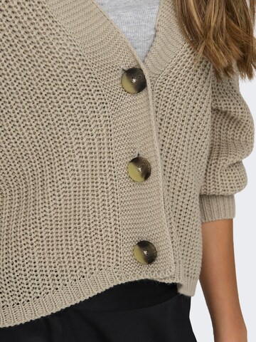 ONLY Knit Cardigan 'Carol' in Beige