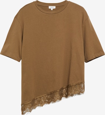 s.Oliver T-Shirt in Braun: Vorderseite