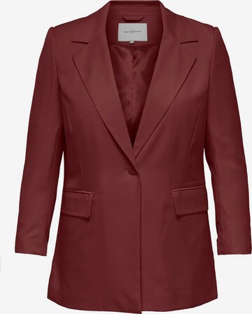 Blazer ONLY Carmakoma en rouge : devant