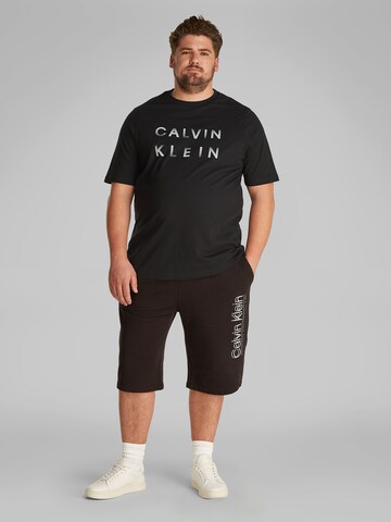 Calvin Klein Big & Tall Μπλουζάκι σε μαύρο