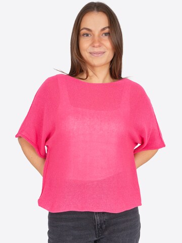 Seasons of April Trui 'Fleur' in Roze