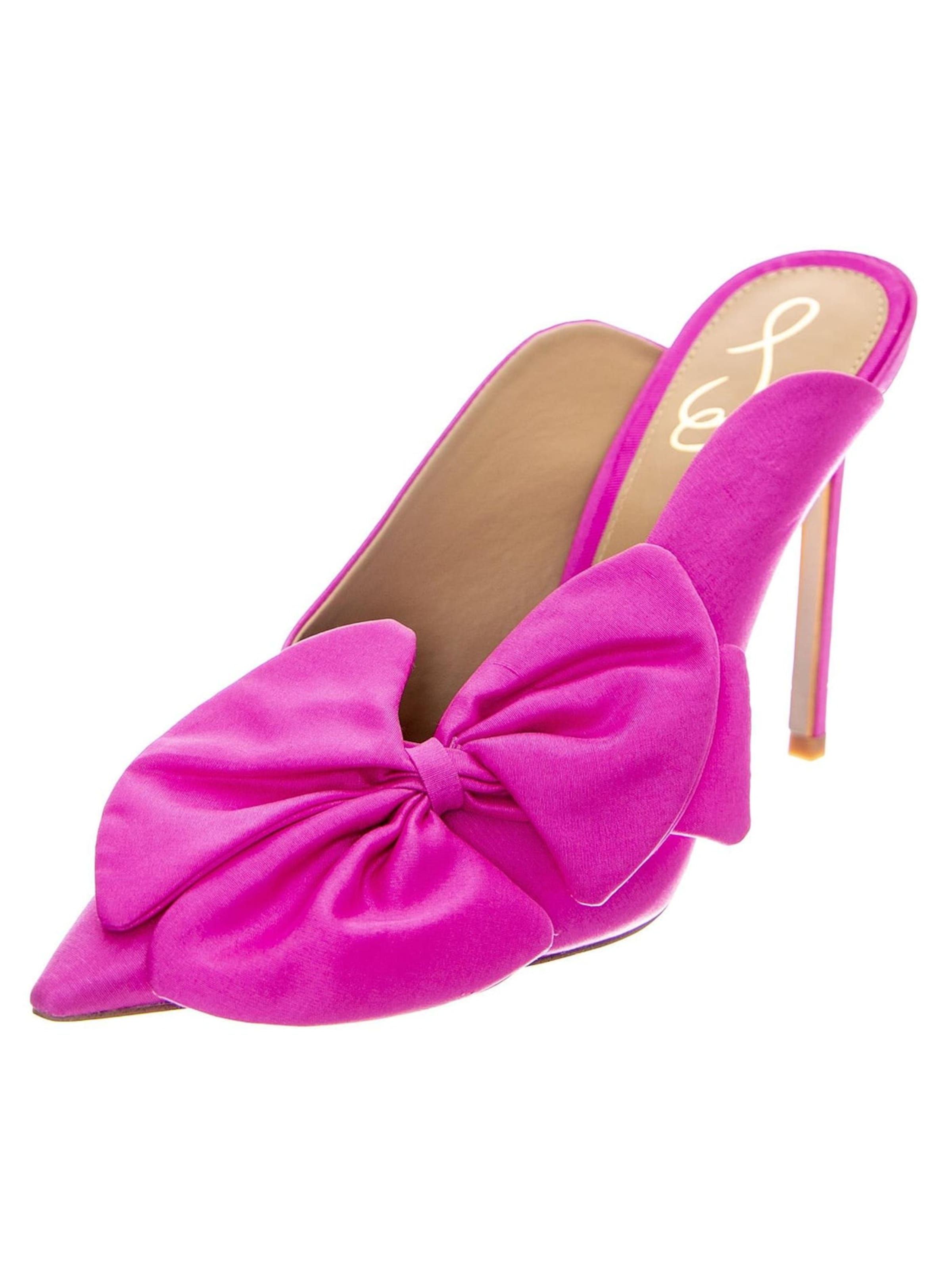 Sam Edelman Sandal 'Azalea Pink Shantung Sandals' in Pink: front