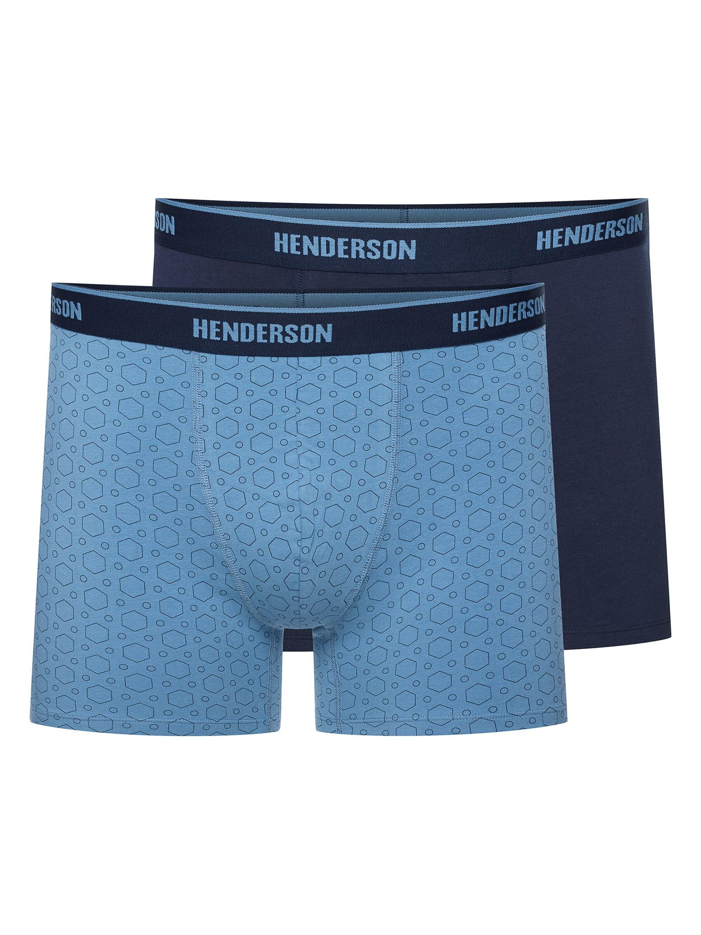 Boxer di Henderson in blu: frontale