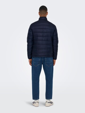 Veste mi-saison 'Carven' Only & Sons en bleu