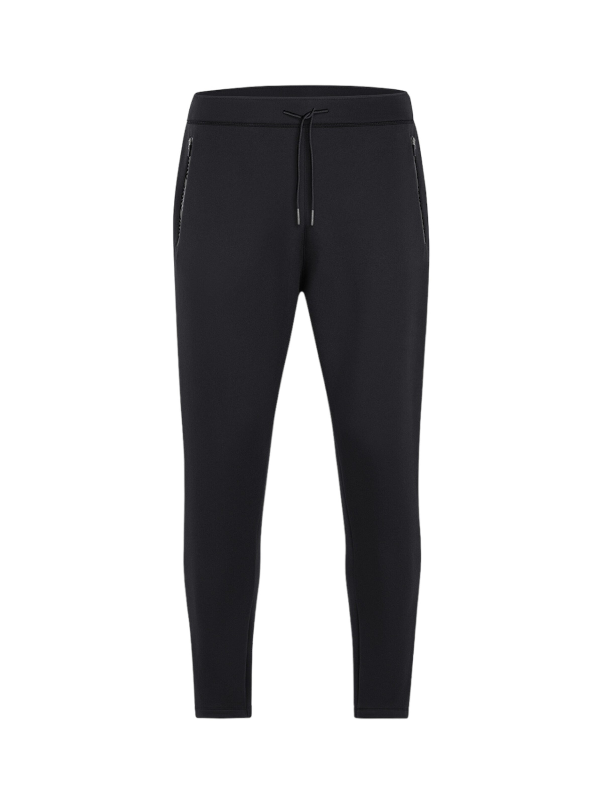 JAKO Tapered Sporthose in Schwarz: Vorderseite