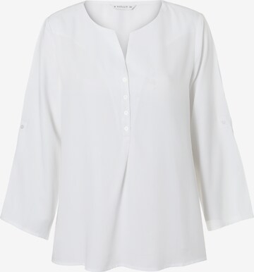 TATUUM - Blusa 'Isola' en blanco: frente