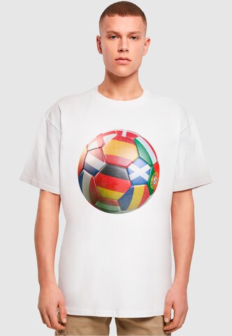 T-Shirt MT Upscale en blanc : devant