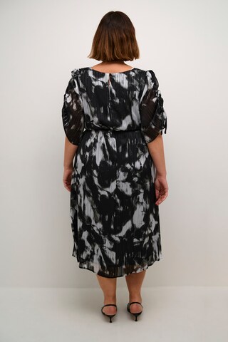 KAFFE CURVE Jurk in Zwart