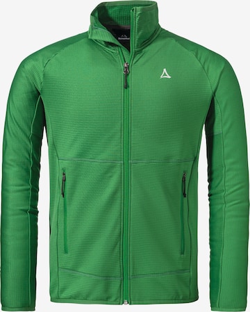 Veste en polaire fonctionnelle ' Hiking Fleece Jk Style Cascata MNS ' Schöffel en vert : devant