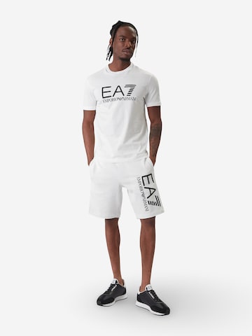 regular Pantaloni sportivi '7M001414 AF22266' di EA7 Emporio Armani in bianco
