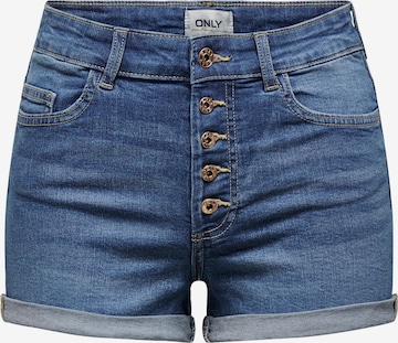 ONLY Regular Shorts 'Hush' in Blau: predná strana