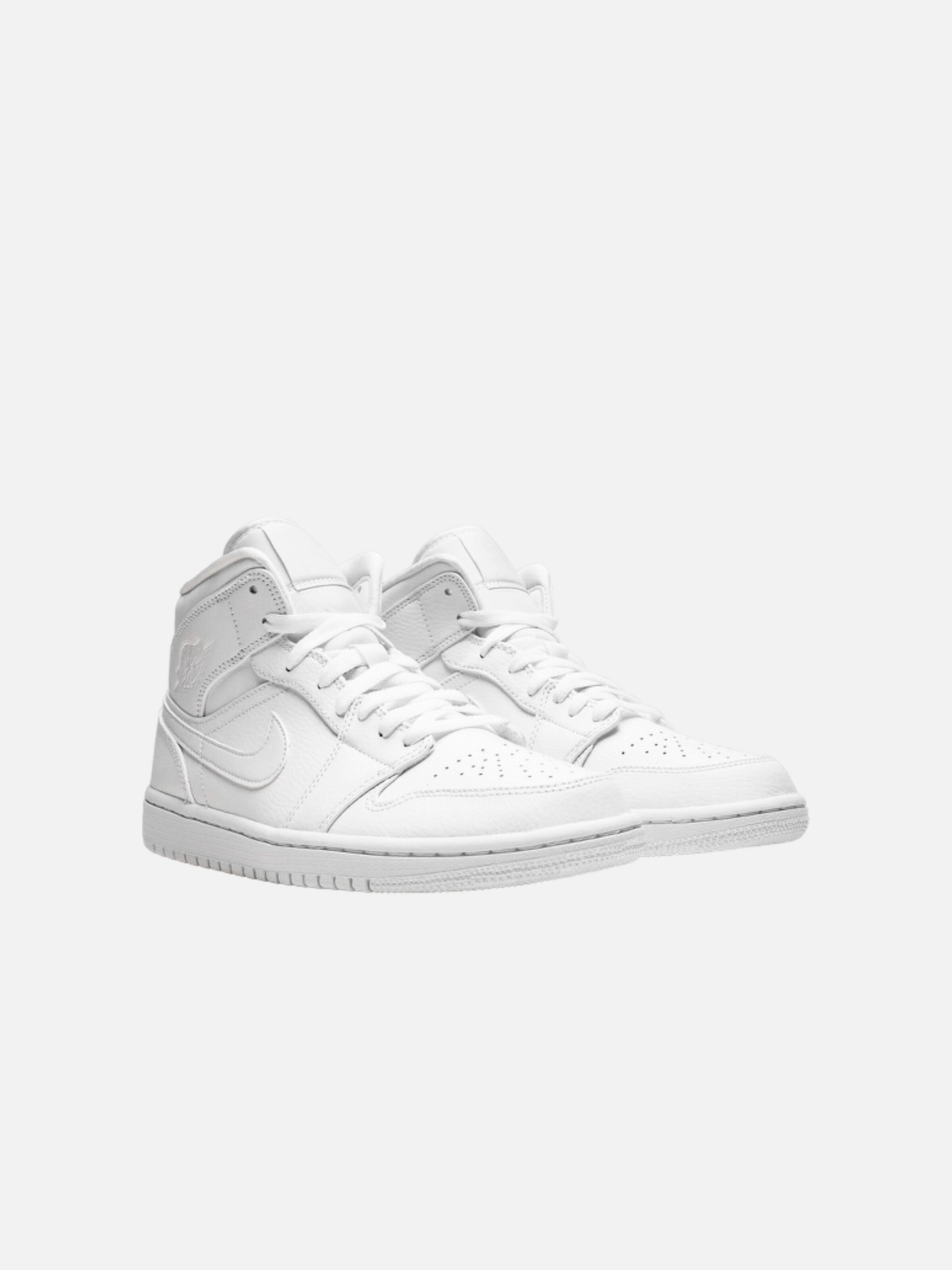 Sneaker alta 'Air 1 Mid Triple' di Jordan in bianco