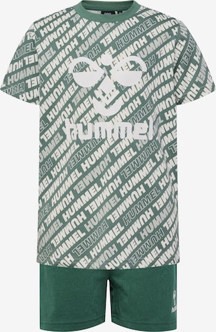 Hummel Nachtkledij 'Nole' in Groen: voorkant