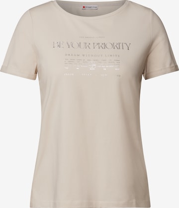 STREET ONE Shirt in White: front