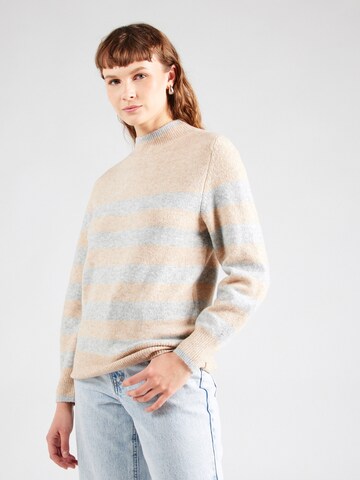 TOM TAILOR DENIM Trui in Beige: voorkant