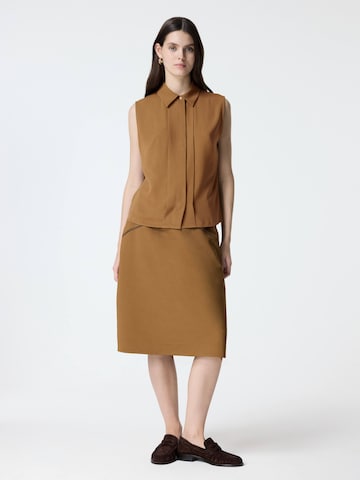T-shirt adl en marron