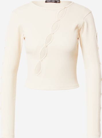 Nasty Gal Shirt in Beige: predná strana