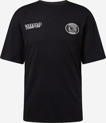 JACK & JONES - Camiseta 'BRADLEY' en negro: frente