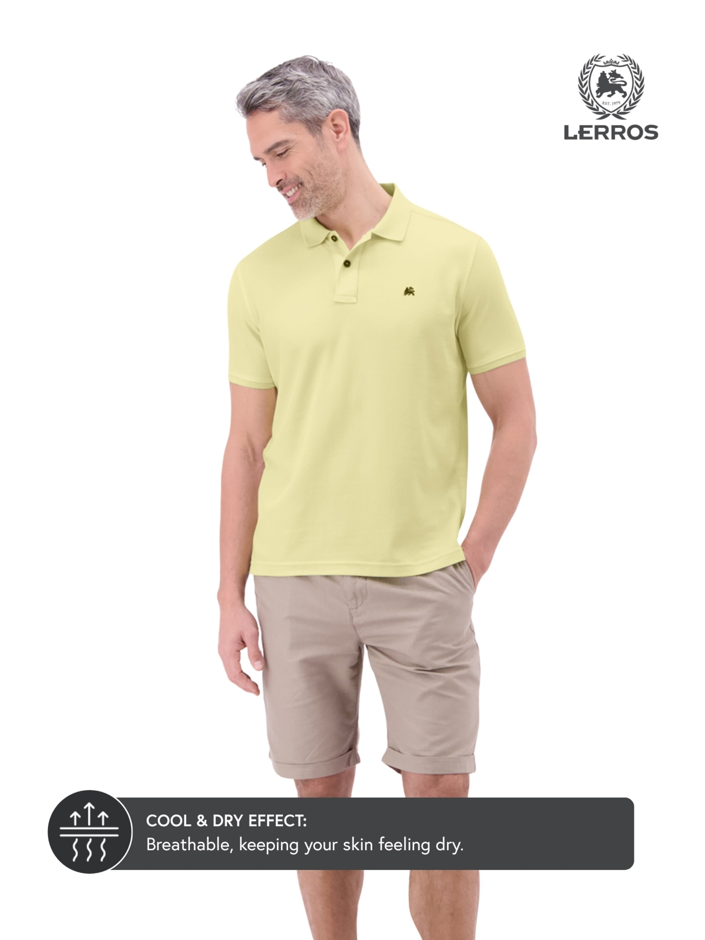 LERROS Shirt in Yellow
