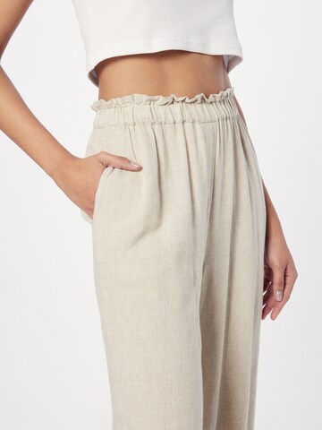 River Island Wide Leg Bukse i beige