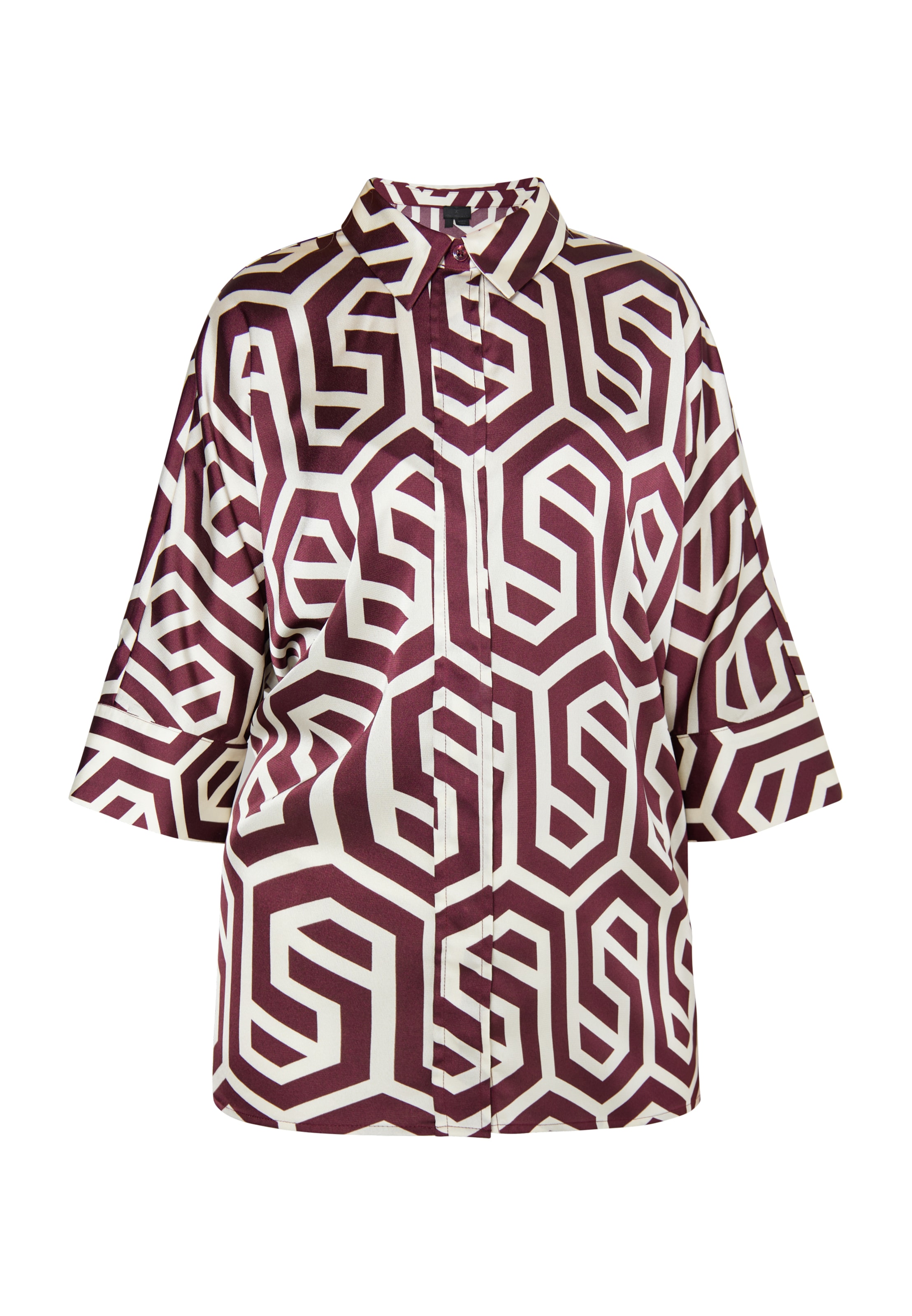 Bluză de la DreiMaster Klassik pe roșu: față