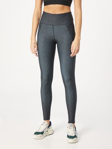 Skinny Pantaloni sport 'Safari' de la Reebok pe gri: față