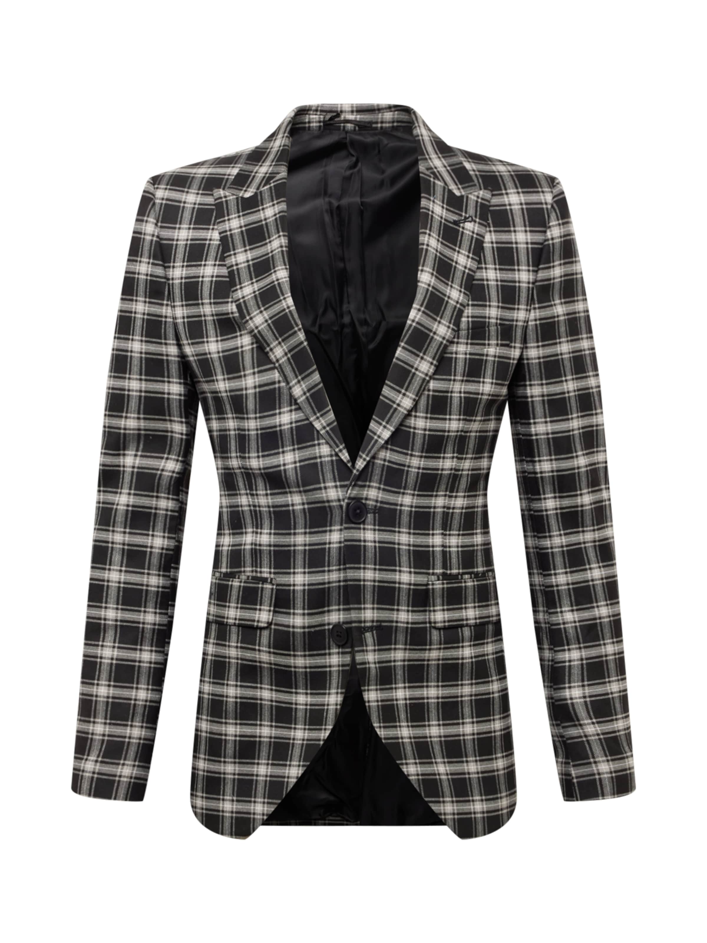 BURTON MENSWEAR LONDON Slim fit Blazer in Black: front