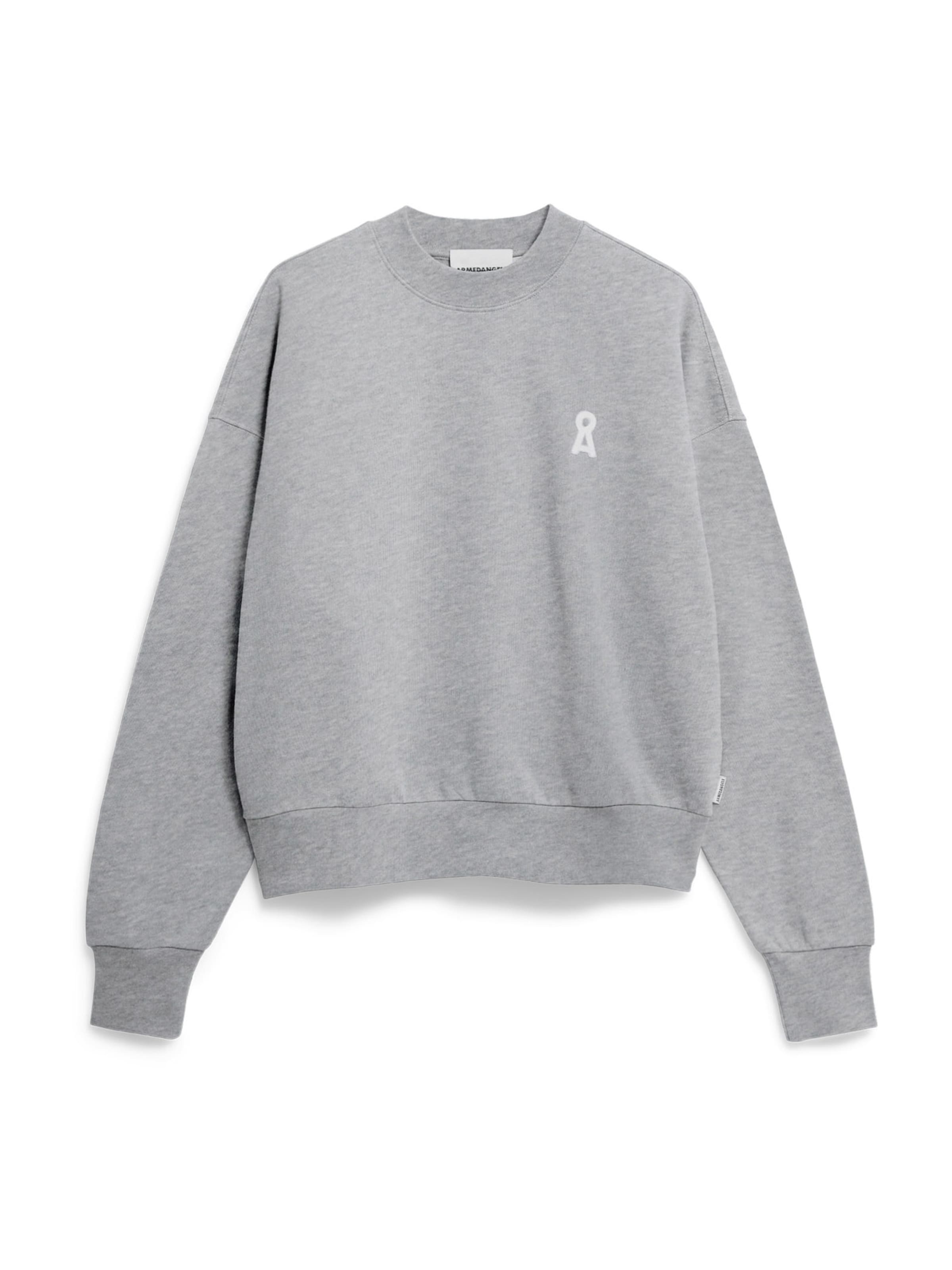 Felpa 'Alizaa' di ARMEDANGELS in argento: frontale