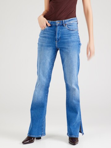 QS Flared Jeans 'Reena' in Blauw: voorkant