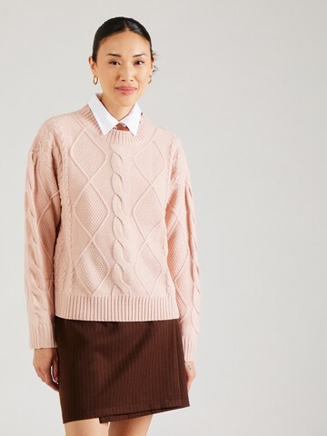 Pull-over 'VILOU' VILA en rose : devant