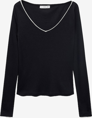 MANGO Shirt 'JANET' in Blau: Vorderseite