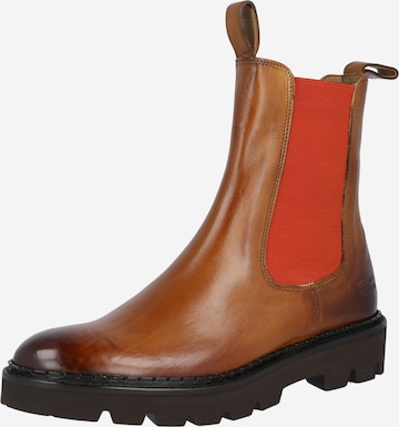 MELVIN & HAMILTON Chelsea boots 'Sally' in Bruin: voorkant